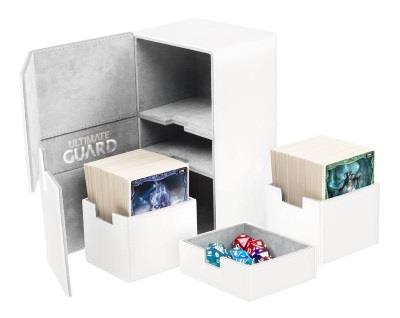 Ultimate Guard Twin Flip'n'Tray XenoSkin Deck Case 200+ Weiß