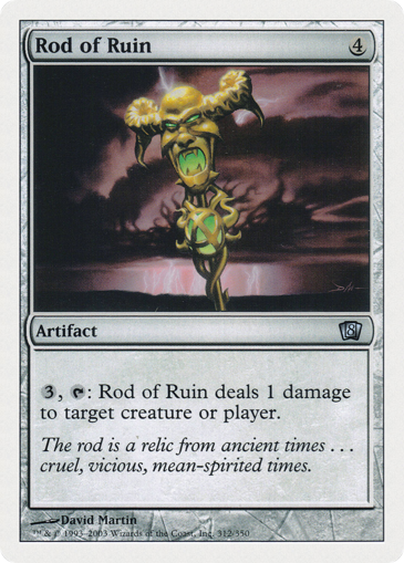TCG MtG 18 FBB Deutsch Limitiert 3rd Stab der Verderbnis 4 Rod of Ruin 