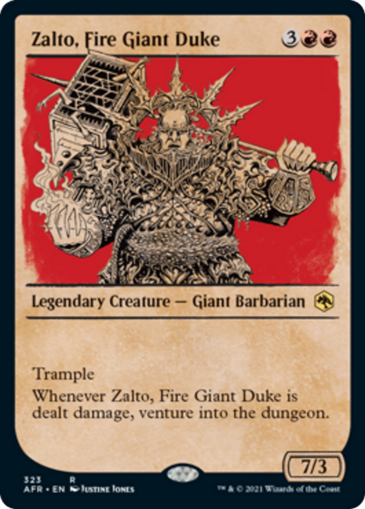 Zalto, Fire Giant Duke (Showcase)