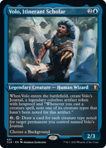 Volo, Itinerant Scholar V1 (Etched)