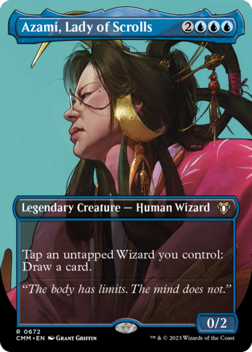 Azami, Lady of Scrolls V2 (Borderless Profile)