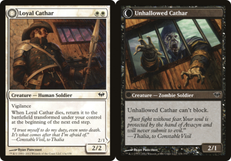 Loyal Cathar // Unhallowed Cathar