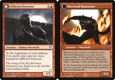 Afflicted Deserter // Werewolf Ransacker