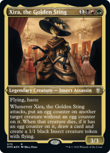Xira, the Golden Sting (Etched)