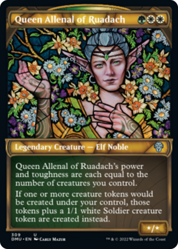 Queen Allenal of Ruadach V1 (Stained Glass)