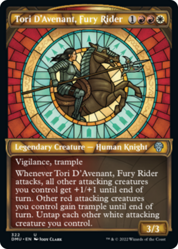 Tori D'Avenant, Fury Rider V1 (Stained Glass)