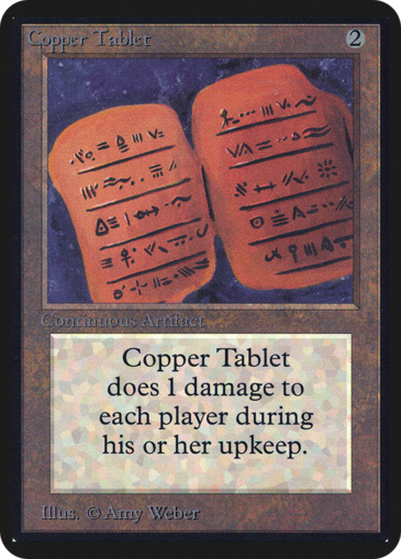 Copper Tablet