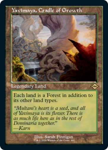 Yavimaya, Cradle of Growth V1 (Old Border)