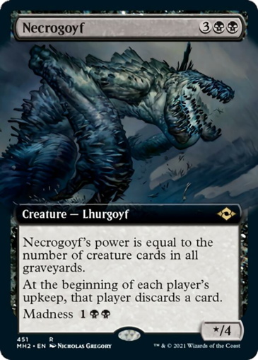 Necrogoyf V3 (Extended Art)