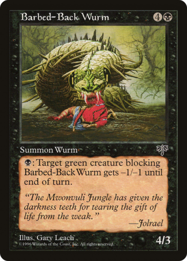 Barbed-Back Wurm