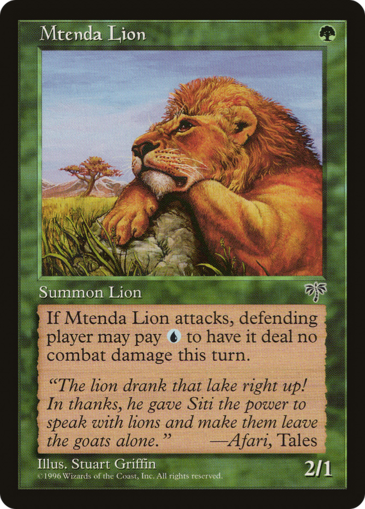 Mtenda Lion