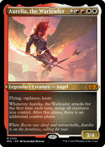Aurelia, the Warleader (Etched)