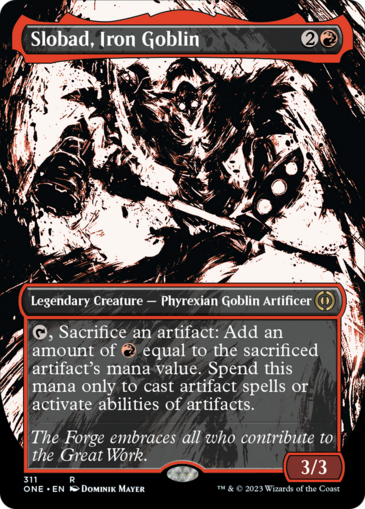 Slobad, Iron Goblin V1 (borderless)