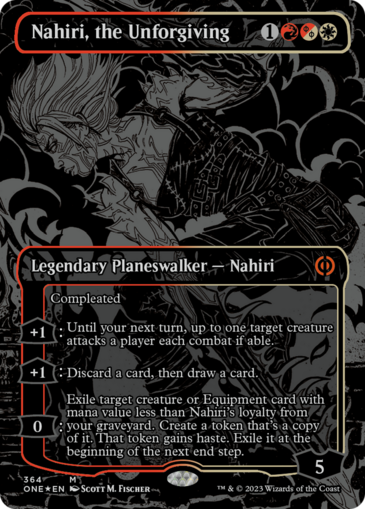 Nahiri, the Unforgiving V3 (Oil Slick Raised Foil)