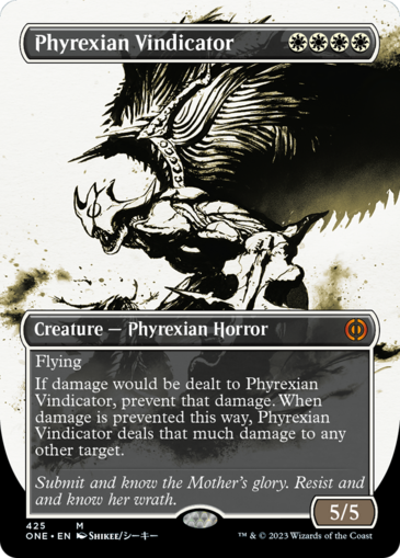 Phyrexian Vindicator V3 (Step-and-compleat foil)