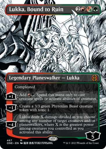 Lukka, Bound to Ruin V5 (Step-and-compleat foil)