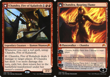 Chandra, Fire of Kaladesh // Chandra, Roaring Flame