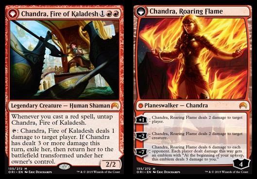 Chandra, Fire of Kaladesh / Chandra, Roaring Flame