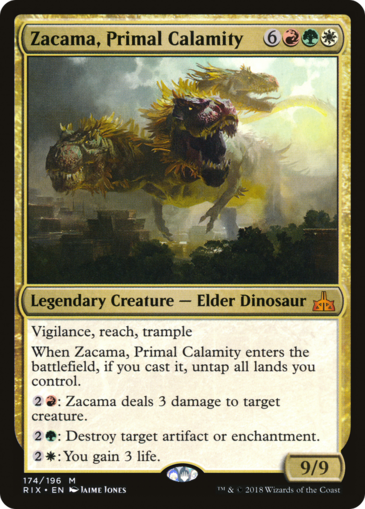 Zacama, Primal Calamity