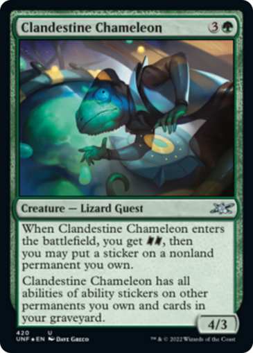 Clandestine Chameleon (Galaxy Foil)