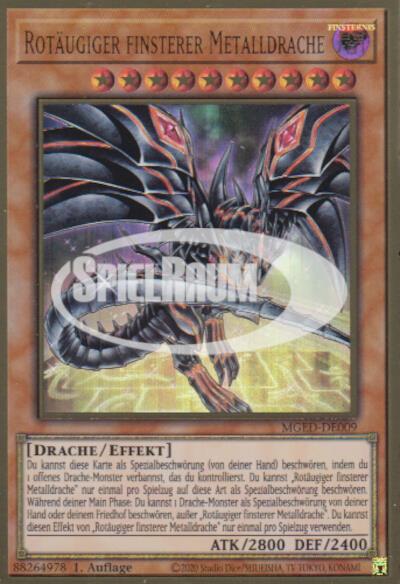 Red-Eyes Darkness Metal Dragon V2 (Alternate Art)