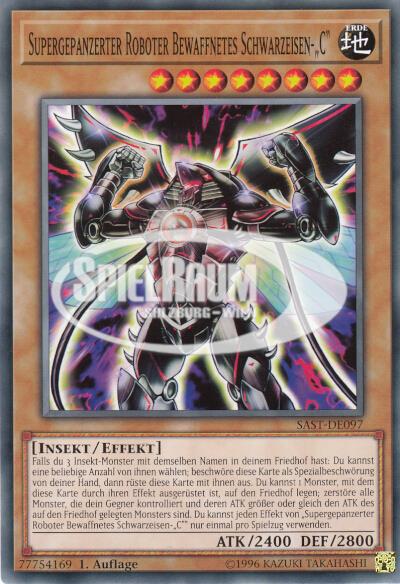 Super Armored Robot Armed Black Iron