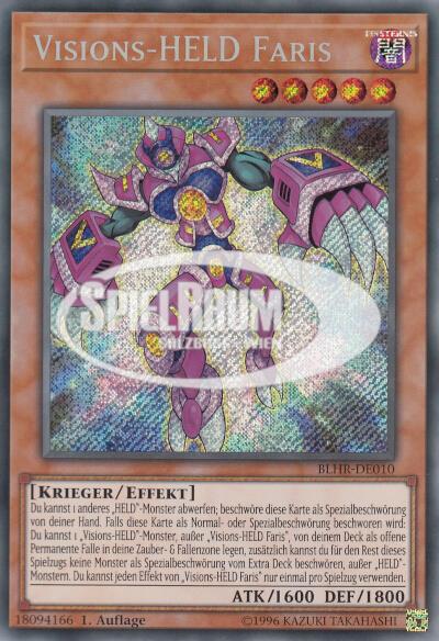 FARIS EROE VISION • • Ultra R • GFP2 IT059 • 1Ed • Yugioh! Vision Hero Faris 