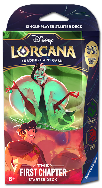 Disney Lorcana: The First Chapter Starter Deck 3 - Cruella De Vil/Aladdin (ENG)