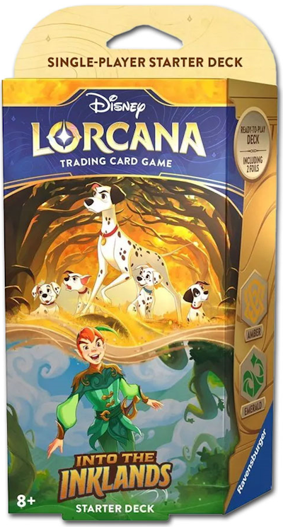 Disney Lorcana: Into the Inklands Starter Deck - Amber/Emerald (ENG)