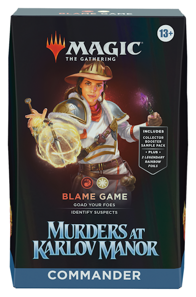 Murders at Karlov Manor Commander Deck - Blame Game (ENG)