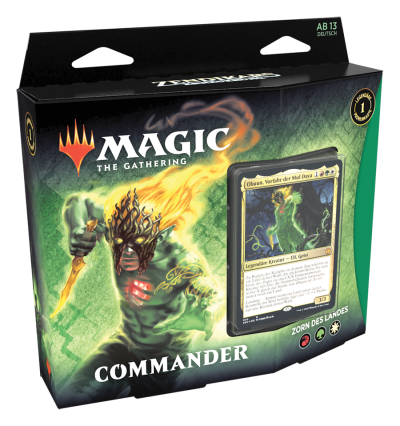 Zendikars Erneuerung Commander Deck: Zorn des Landes (DE)