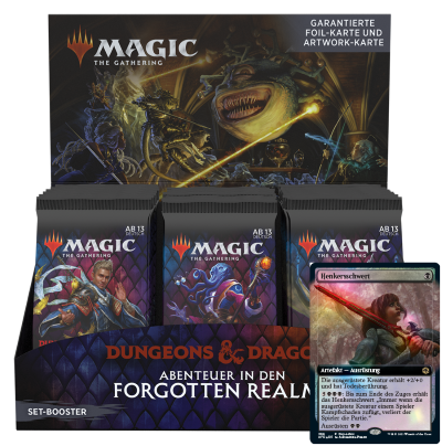 Dungeons & Dragons: Abenteuer in den Forgotten Realms Set Boosterdisplay (DE) Buy a Box Aktion