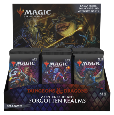 Dungeons & Dragons: Abenteuer in den Forgotten Realms Set Boosterdisplay (DE)