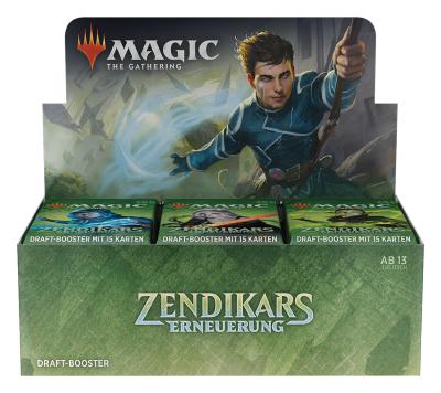 Zendikars Erneuerung Draft Boosterdisplay (DE)