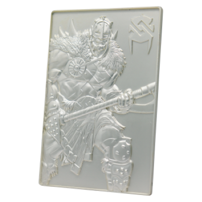 Limited Edition Silver Plated Garruk Wildspeaker Metal Collectible