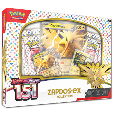 Karmesin & Purpur: 151 Kollektion Zapdos-EX (DE)