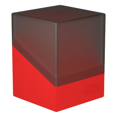 Ultimate Guard Boulder Deck Case 100+ SYNERGY Schwarz/Rot