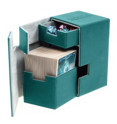 Ultimate Guard Flip'n'Tray Xenoskin Deck Case 100+ Petrol