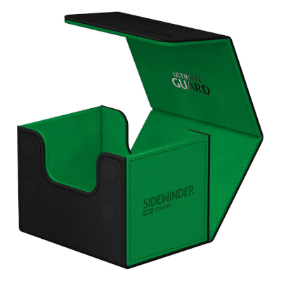 Ultimate Guard SideWinder XenoSkin SYNERGY Deck Case 100+ Schwarz/Grün