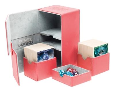 Ultimate Guard Twin Flip'n'Tray XenoSkin Deck Case 160+ Rot
