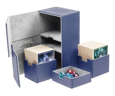 Ultimate Guard Twin Flip'n'Tray XenoSkin Deck Case 200+ Blau