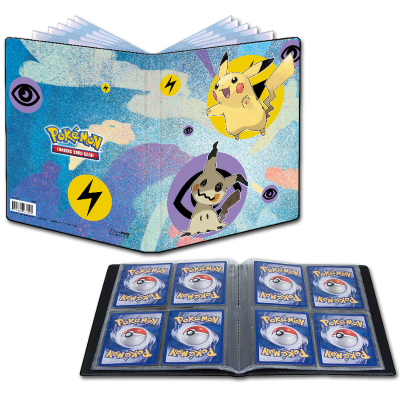 Ultra Pro 4-Pocket Pokemon Portfolio Pikachu & Mimikyu