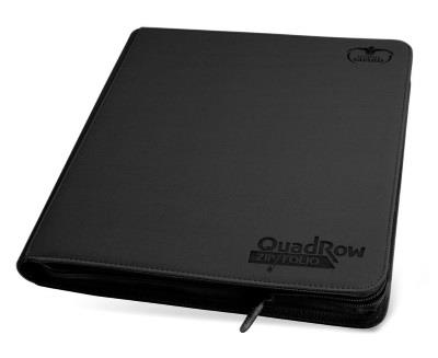 Ultimate Guard Zipfolio 24-Pocket Quadrow XenoSkin Schwarz