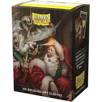 Dragon Shield Brushed Art Sleeves Christmas Dragon 2021 (100)