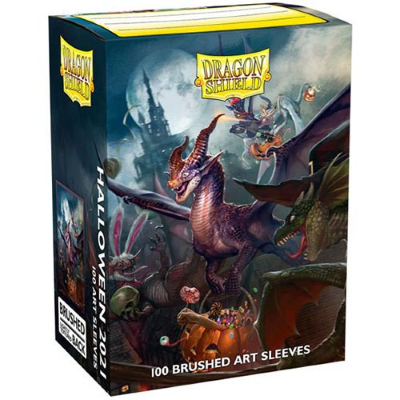 Dragon Shield Brushed Art Sleeves Halloween Dragon 2021 (100)