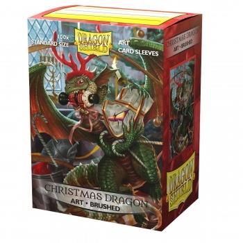 Dragon Shield Brushed Art Sleeves Christmas Dragon 2020 (100)