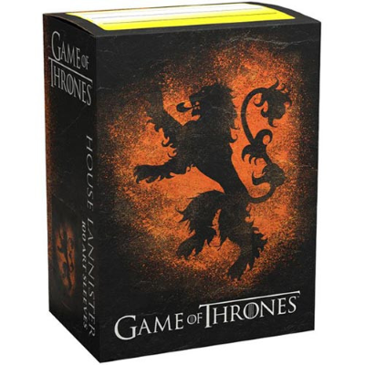 Dragon Shield Brushed Art Sleeves Game of Thrones - House Lannister (100 Sleeves)