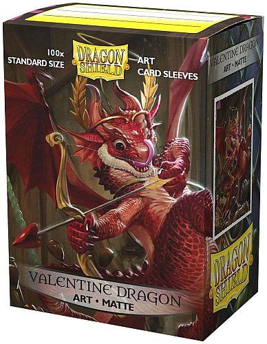 Dragon Shield Matte Art Sleeves Valentine Dragons (100)