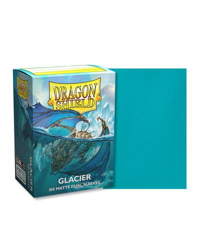Dragon Shield Dual Matte Sleeves - Glacier Miniom (Türkis) (100)