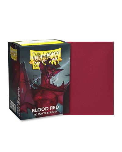 Dragon Shield Matte Sleeves Blood Red (100)